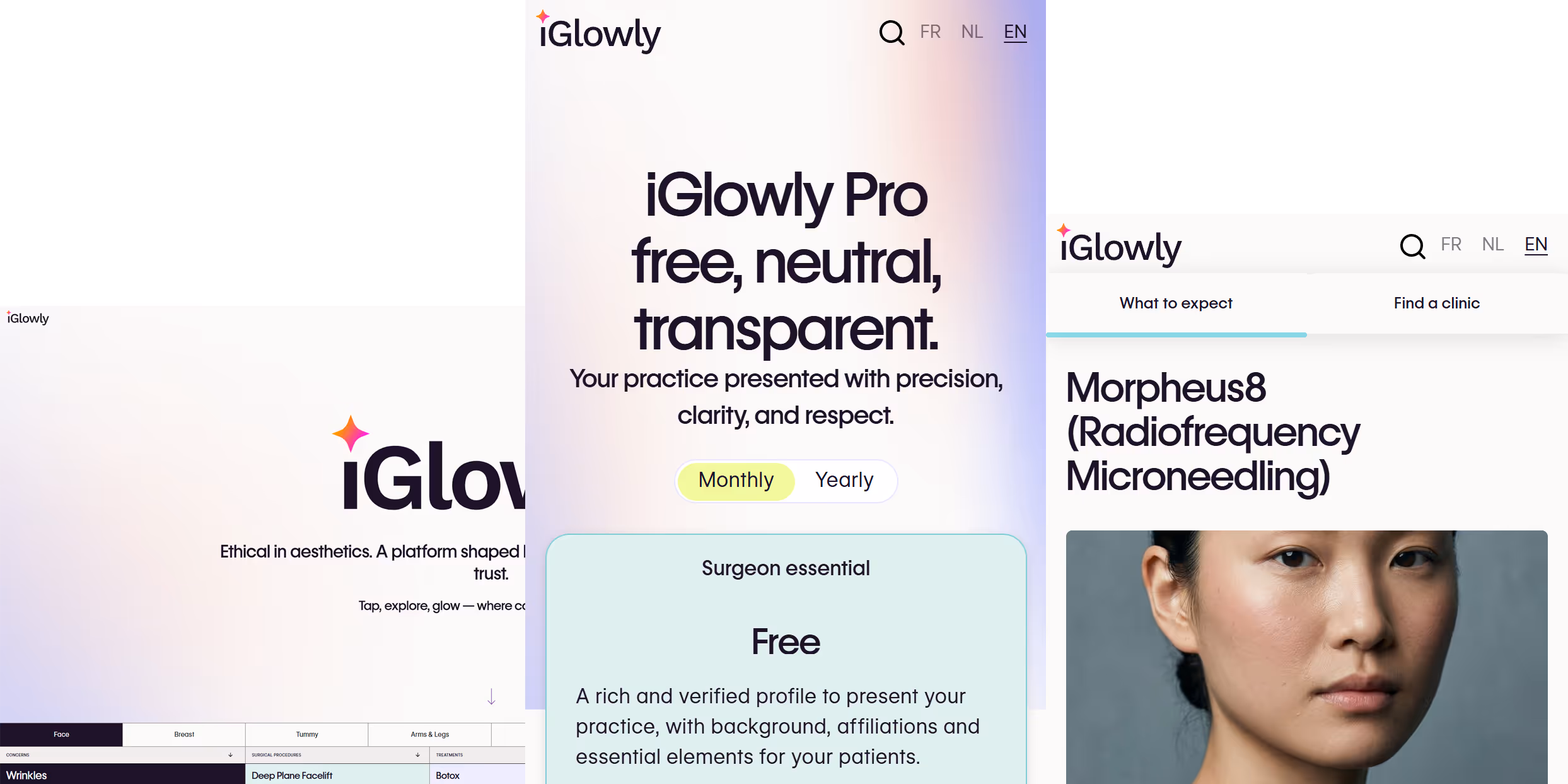 iGlowly  - a Belgian aesthetic medicine platform