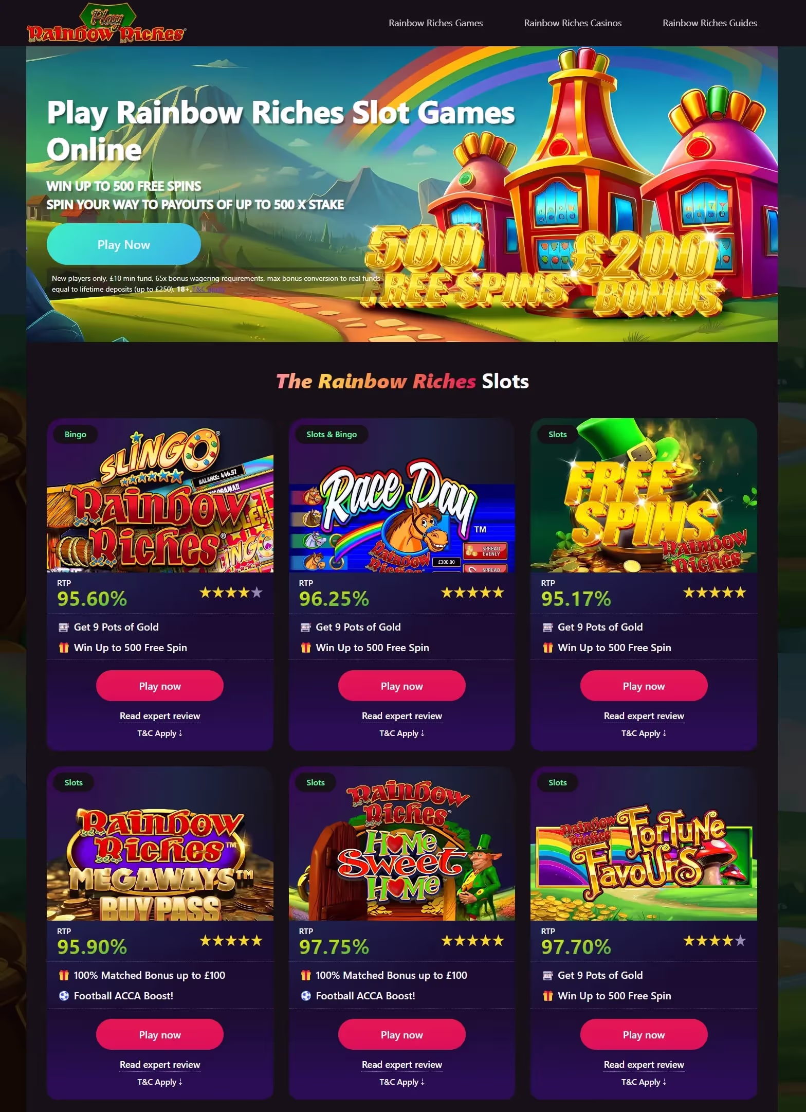 Rainbow Riches Casinos