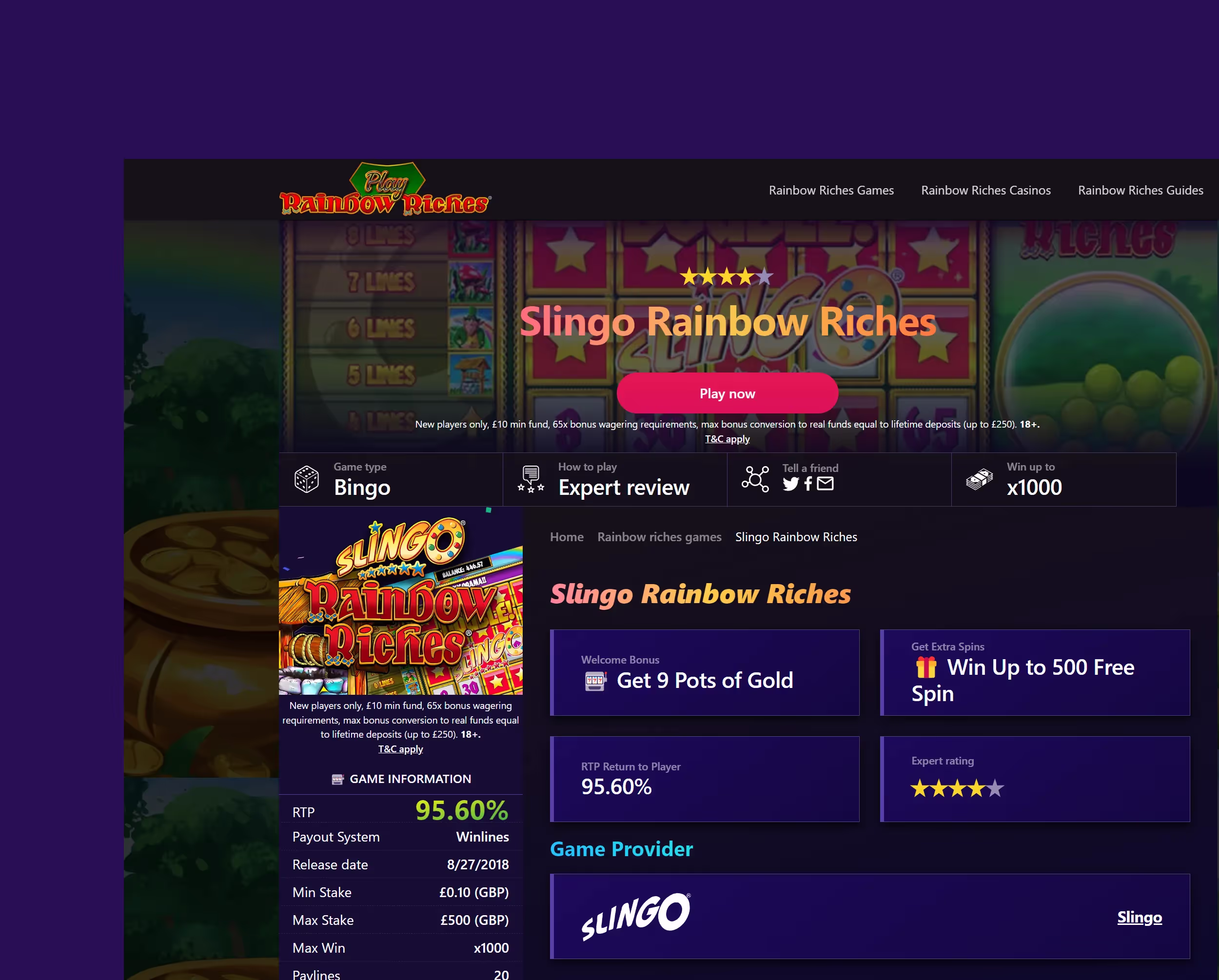 Rainbow Riches Casinos