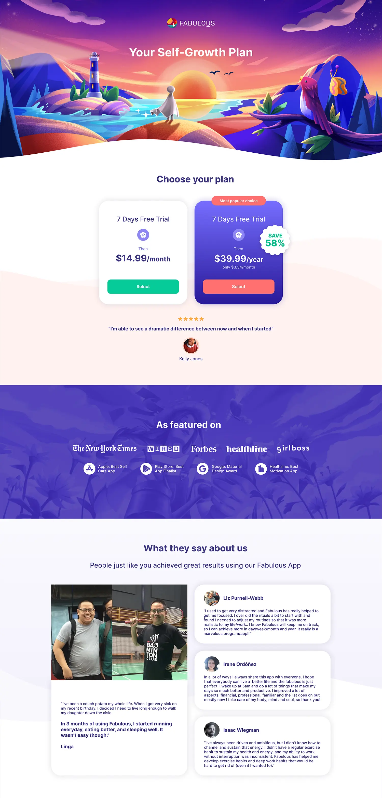 Fabulous Landing Pages